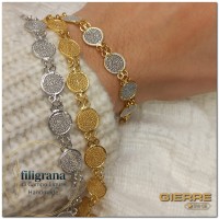 F0980 Bracciale tondi piatti small
